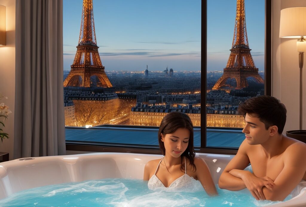 paris hotel jacuzzi dans la chambre