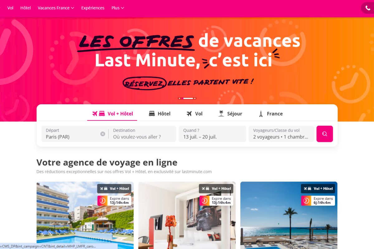 Site Lastminute Site Lastminute