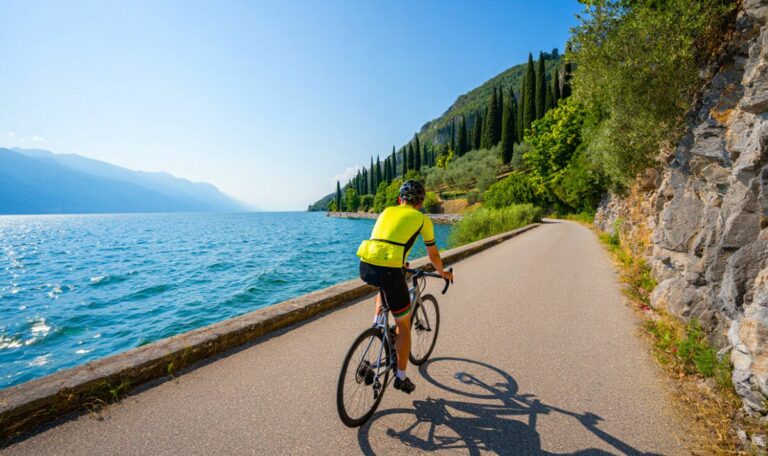 Tour du lac de Garde à vélo