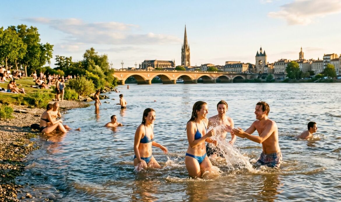 Ou se baigner pres de Bordeaux