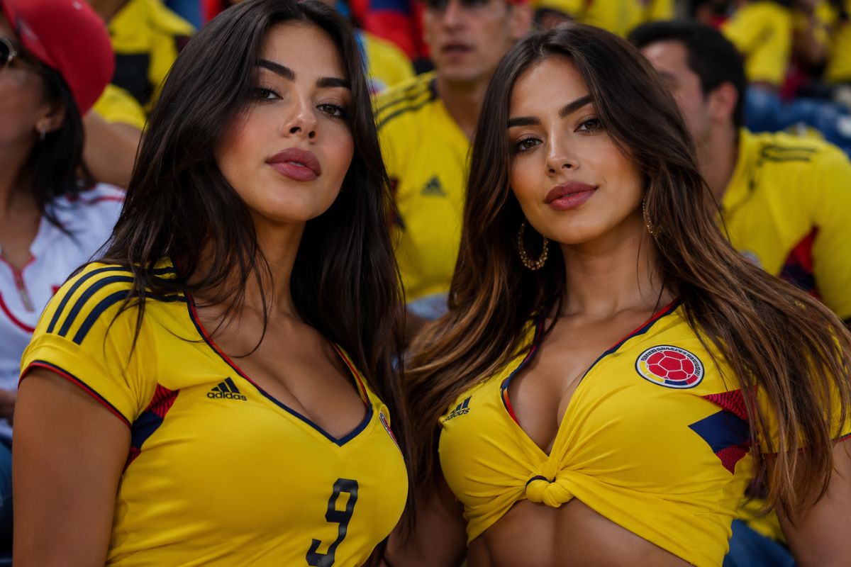 Supportrices Colombiennes Coupe du monde Supportrices Colombiennes Coupe du monde